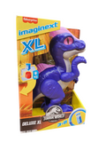 Imaginext Jurassic World Deluxe XL with Sounds and light  up Purple Dinosaur Toy for Kids