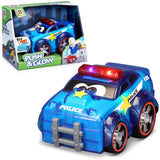 Push and glow police car